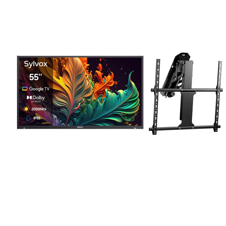 55" 2000Nit Premium QLED Google Outdoor TV (Full Sun) - 2024 Pool Pro QLED 2.0 Series