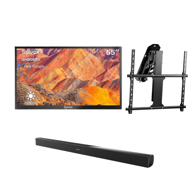 55" 2000Nit Android Outdoor TV (Full Sun) - 2023 Pool Pro Series