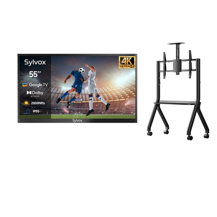 sylvox_55_partial_Sun_Outdoor_TV_UK_Y-Type_Mobile_Rolling_TV_Cart
