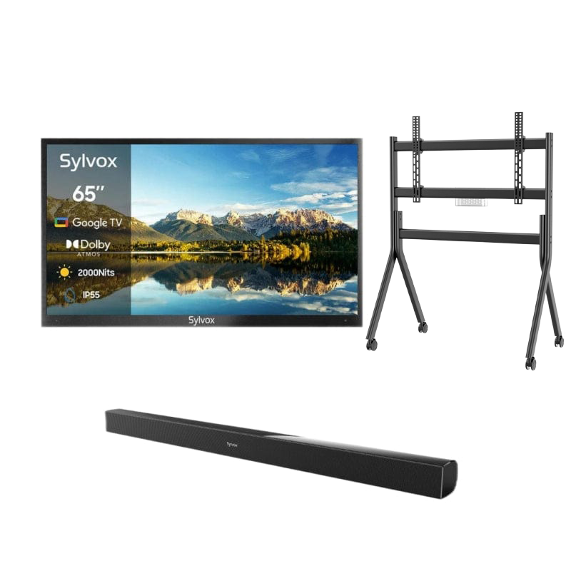 65" 2000Nit Google Outdoor TV UK(Full Sun) - 2024 Pool Pro 2.0 Series