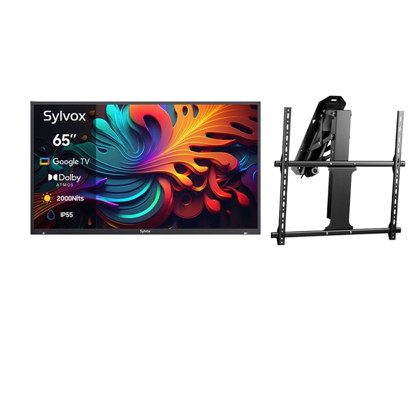 65" 2000Nit Premium QLED Google Outdoor TV (Full Sun) - 2024 Pool Pro QLED 2.0 Series