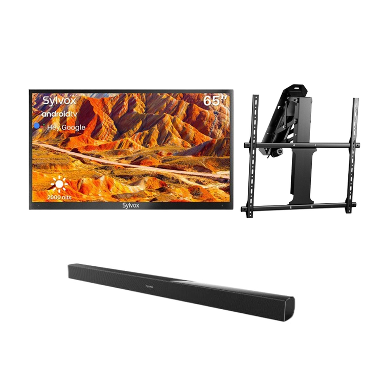 65" 2000Nit Android Outdoor TV (Full Sun) - 2023 Pool Pro Series