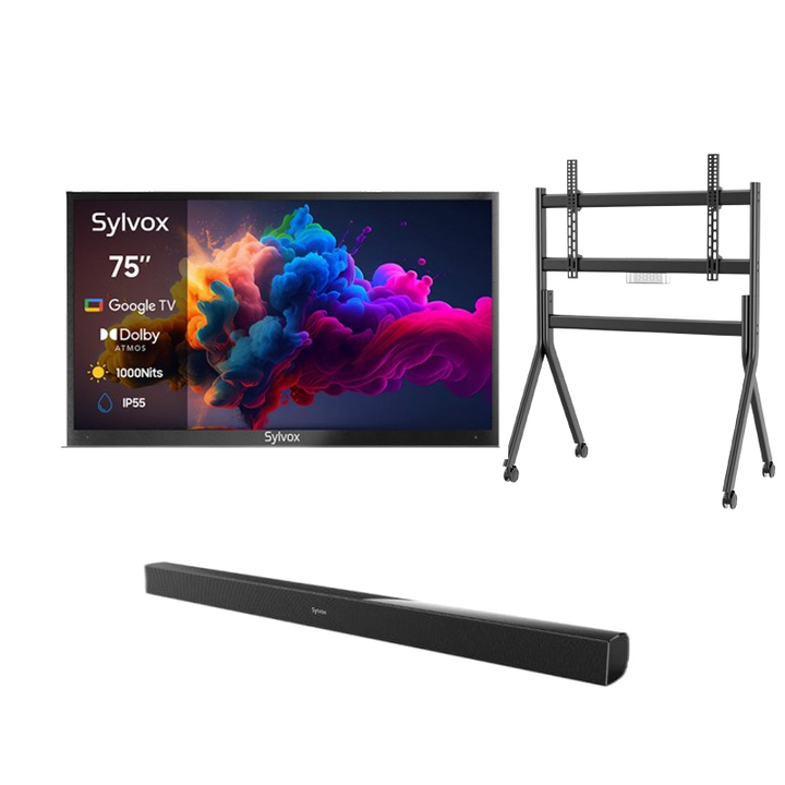 75" 1000Nit Advanced QLED  Google Outdoor TV (Partial Sun) - 2024 Deck Pro QLED 2.0 Series